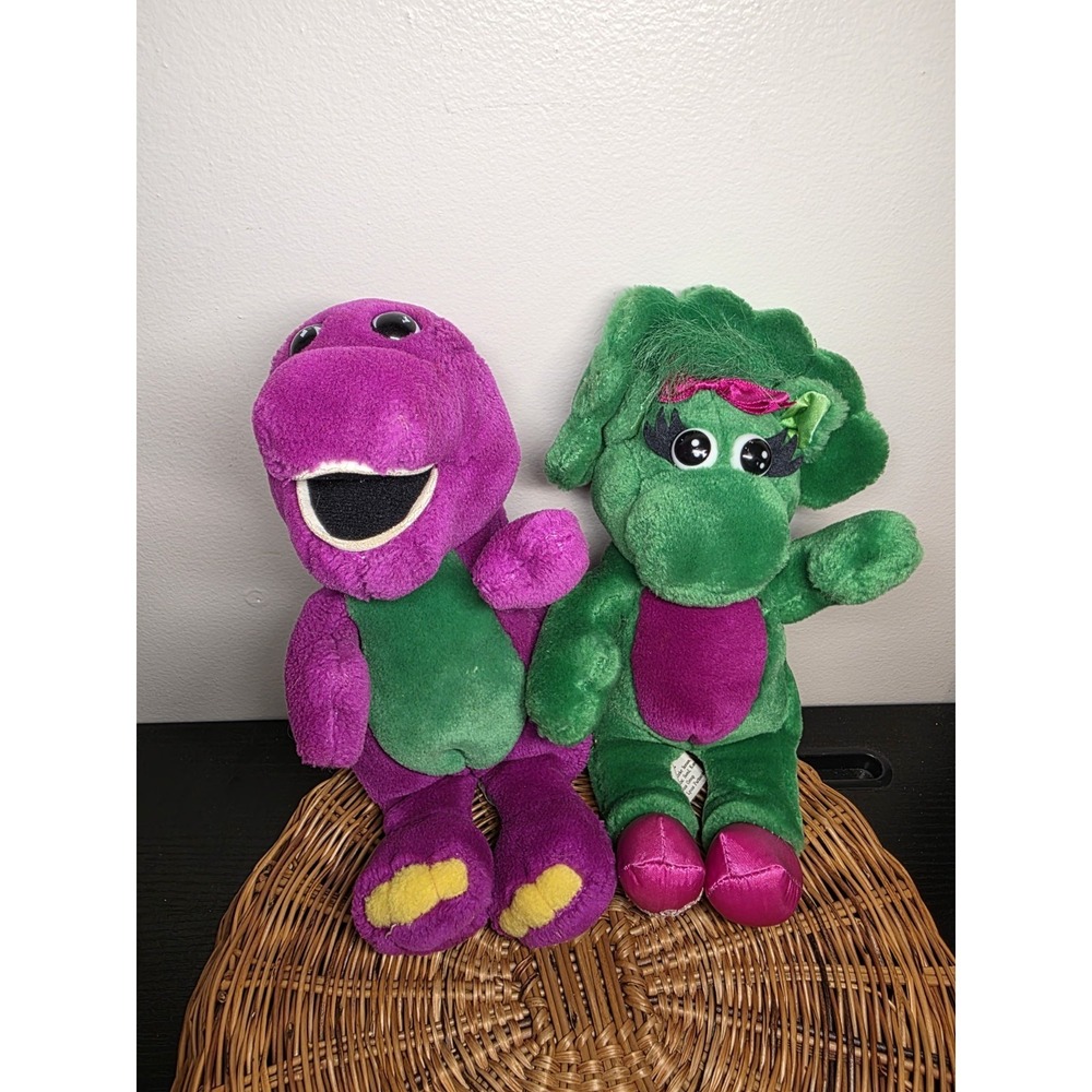 Vintage Barney The Dinosaur Plush 1992- Baby Bop From Barney 1992
